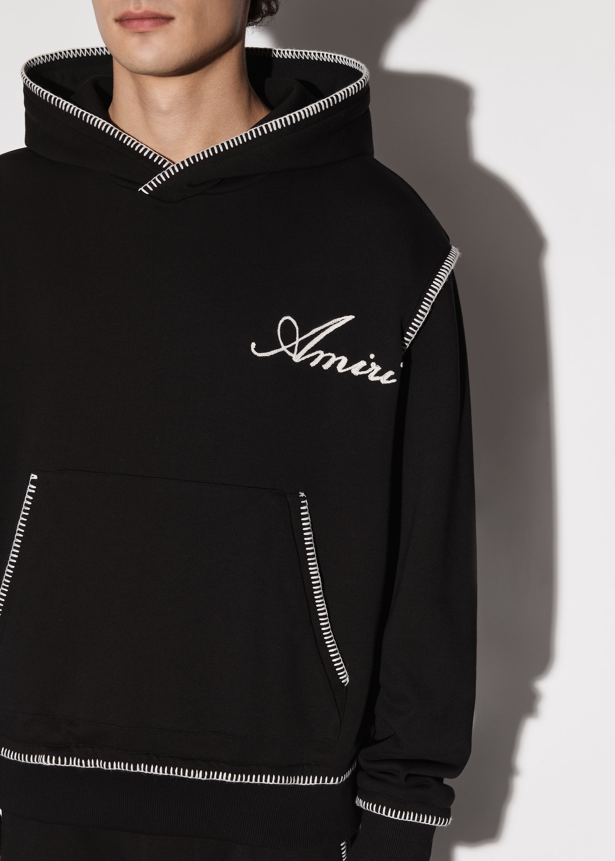 AMIRI STITCH LOGO HOODIE - 5