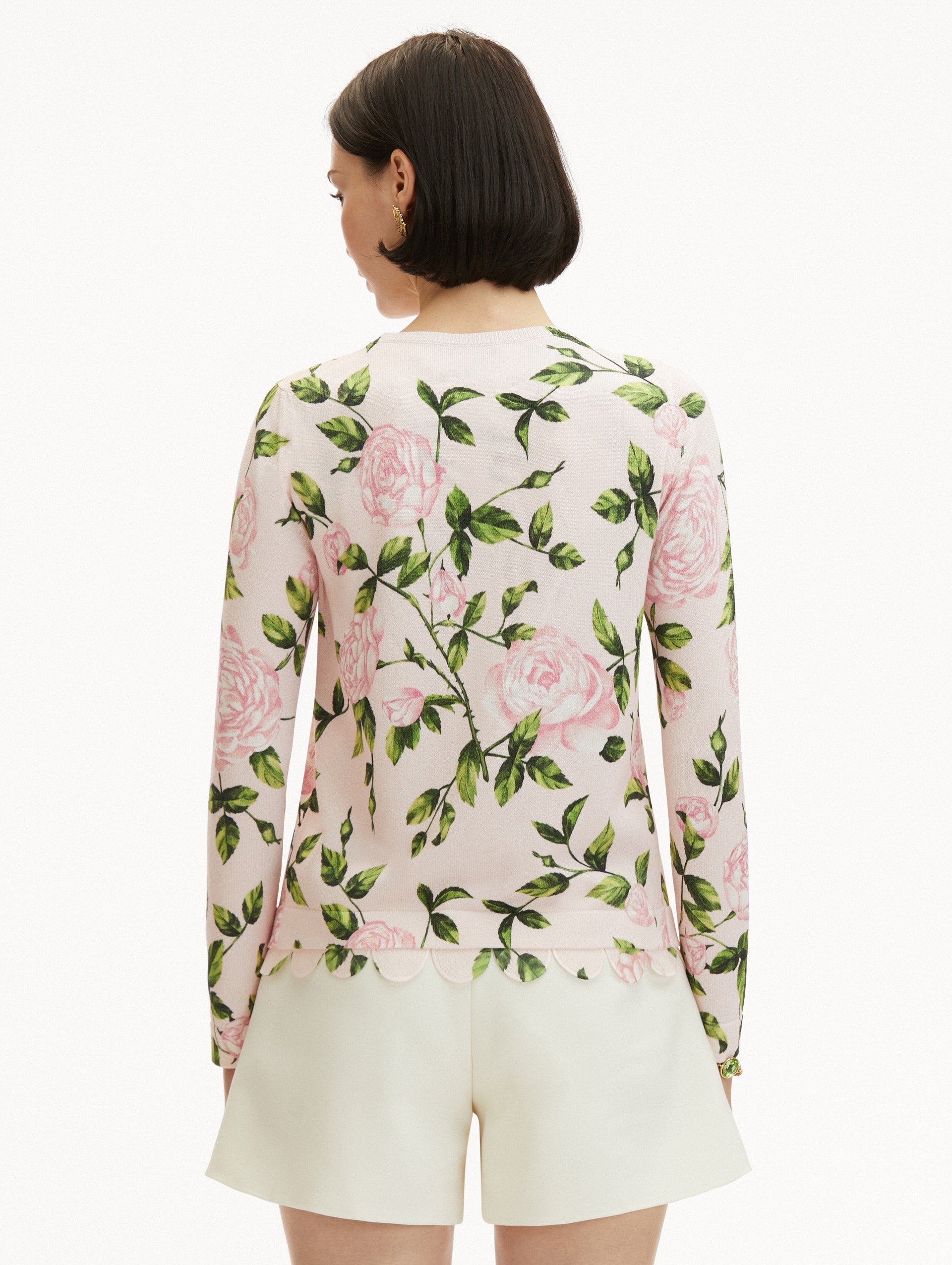 ENGLISH ROSE PRINTED CARDIGAN - 4