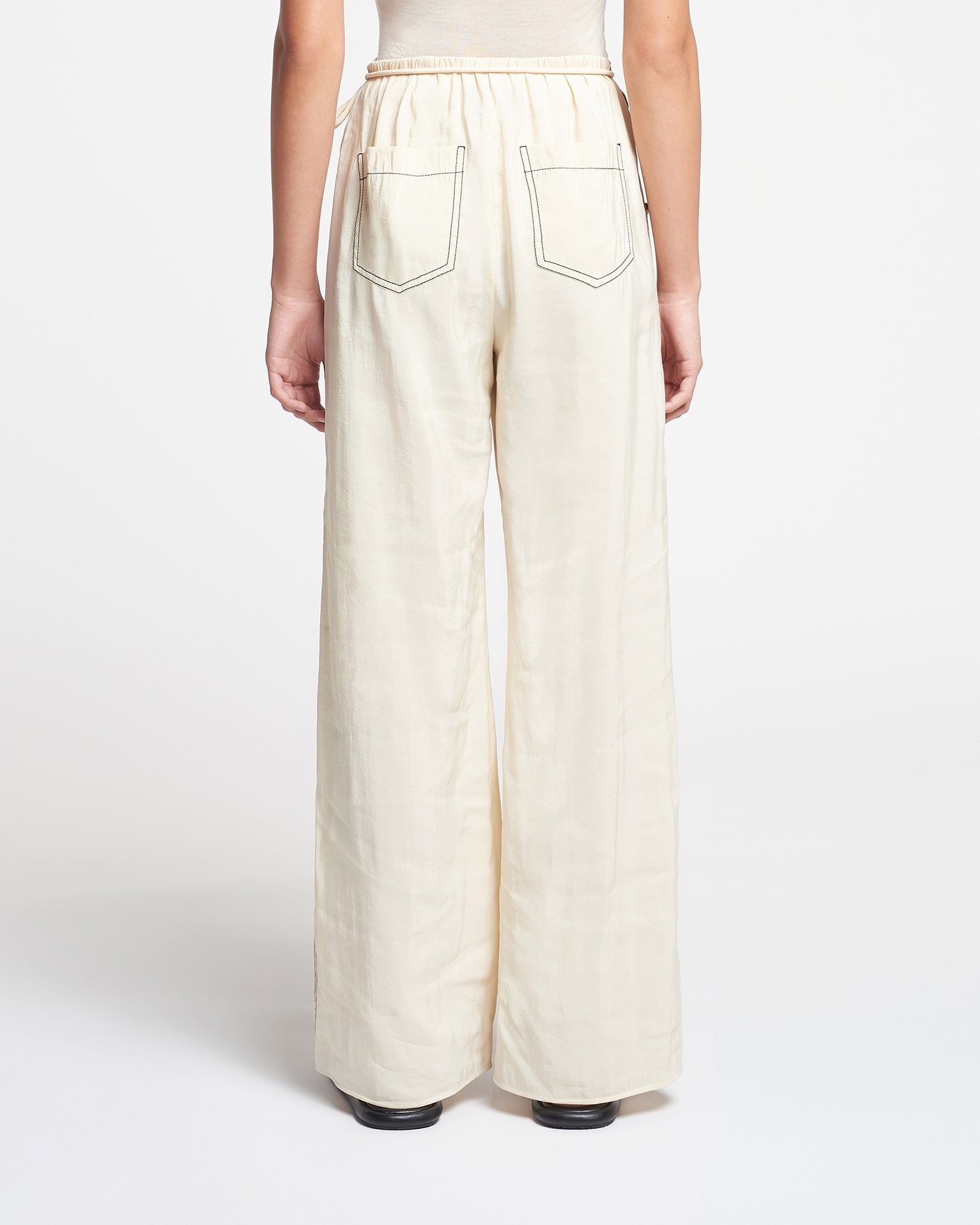 Glass Poplin Pants - 2