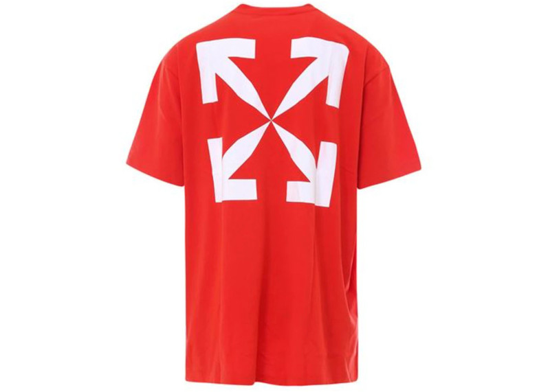 Off-White OFF-WHITE Mona Lisa Oversized T-Shirt Red outlook