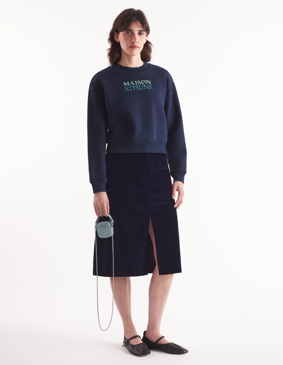 GRADIENT MAISON KITSUNE BOXY SWEATSHIRT - 2