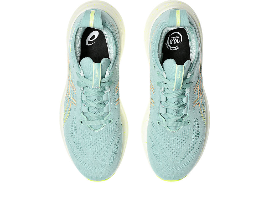 (WMNS) ASICS Gel-Nimbus 26 Sneakers 'Light Celadon Safety Yellow' 1012B601-301 - 4