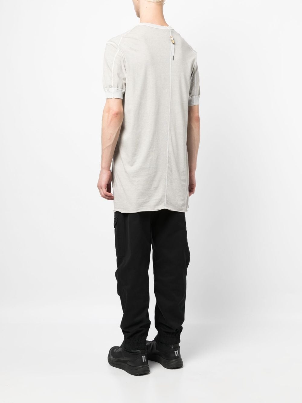 crew-neck cotton T-shirt - 4