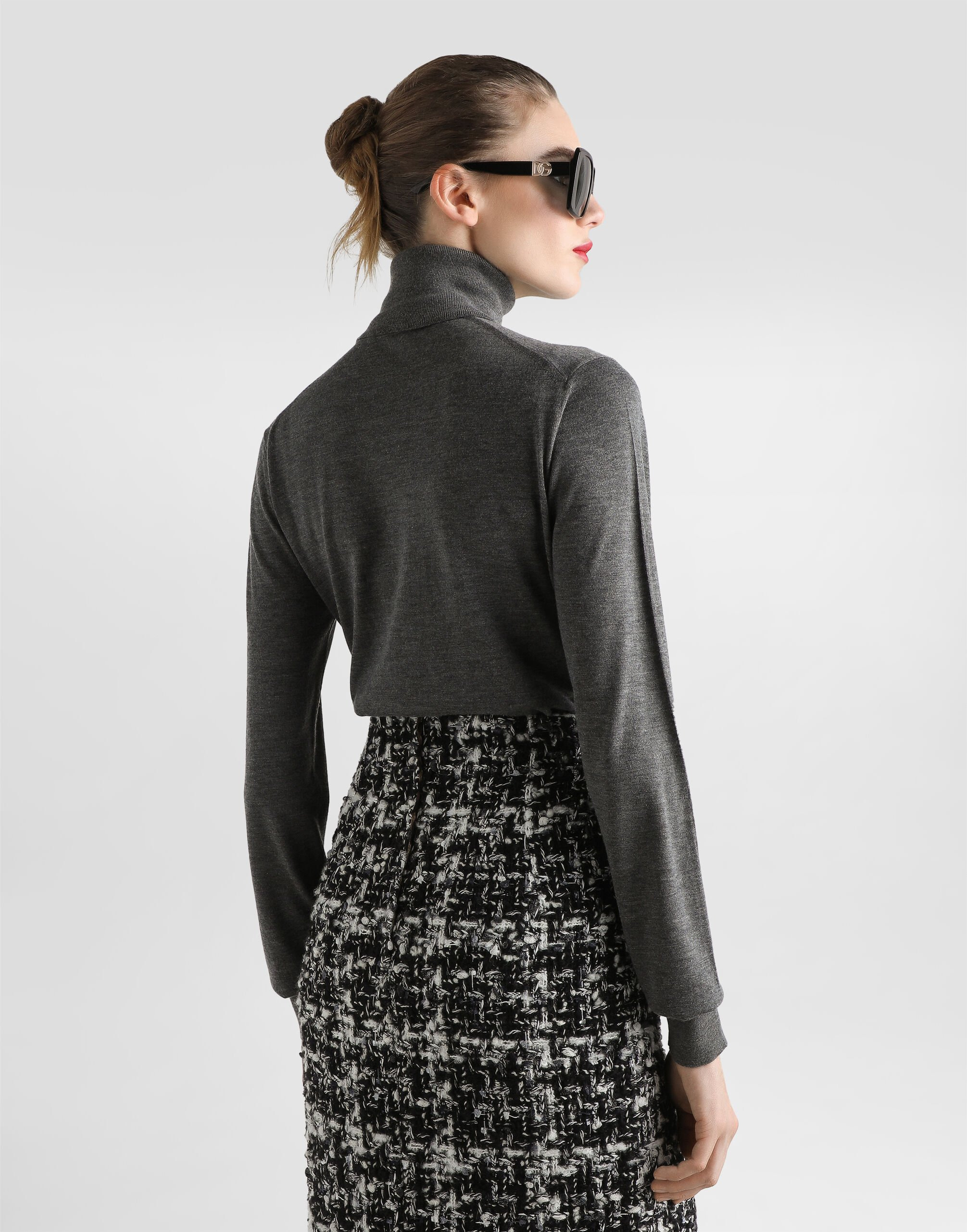 Cashmere turtleneck pullover - 3