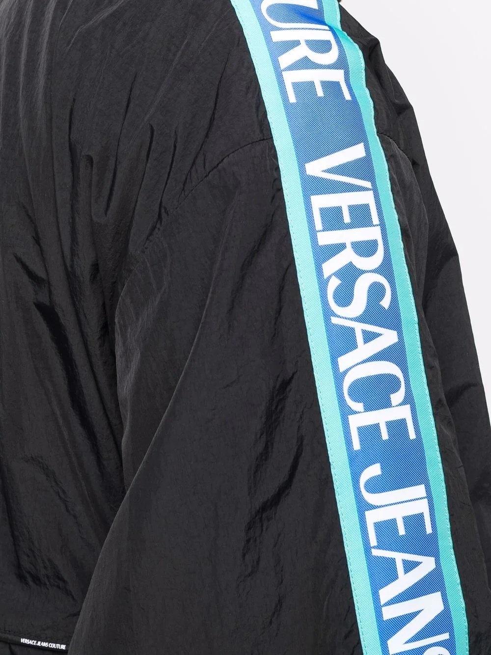 logo-tape jacket - 5