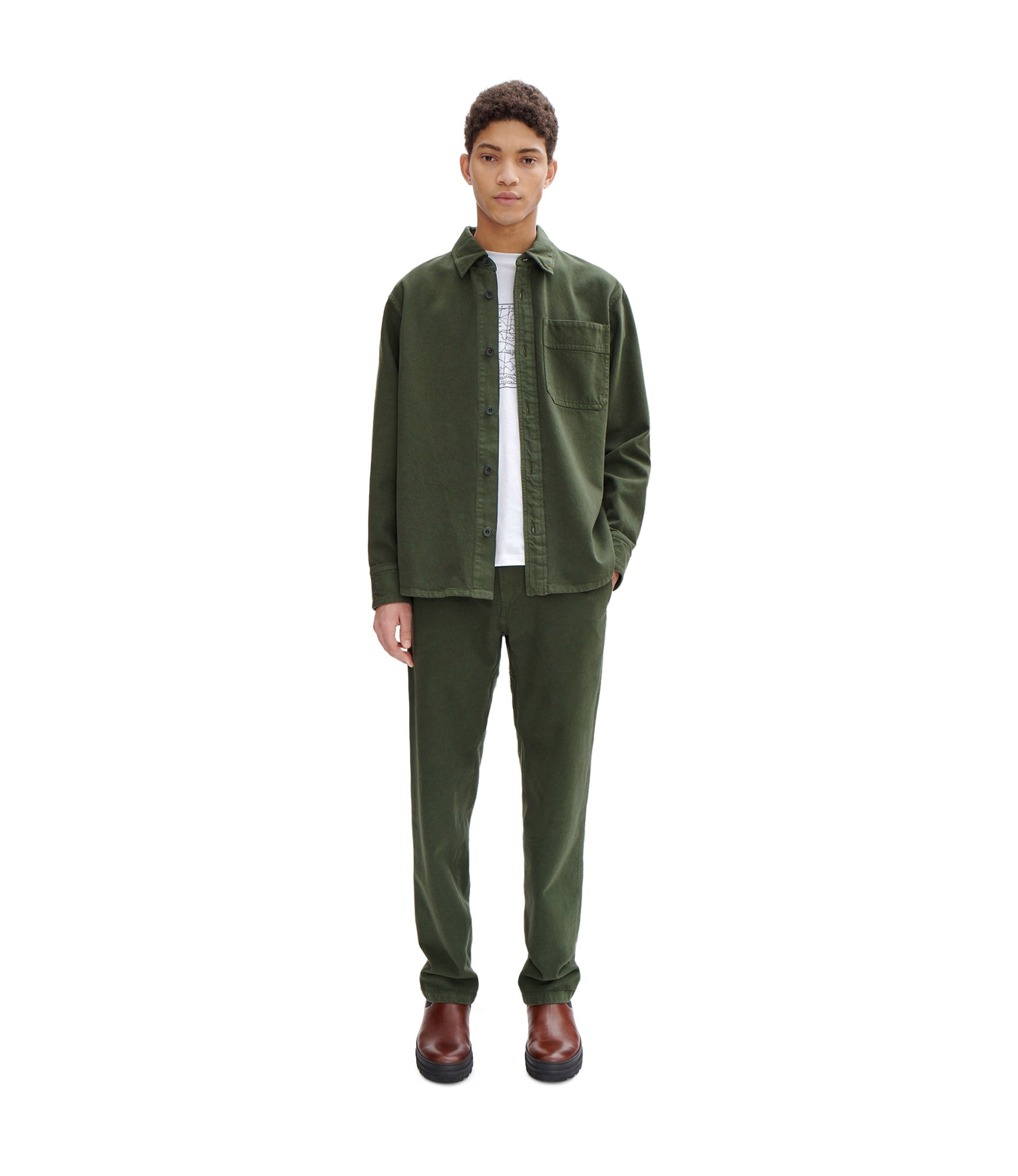 BASILE BRODÉE POITRINE OVERSHIRT - 2