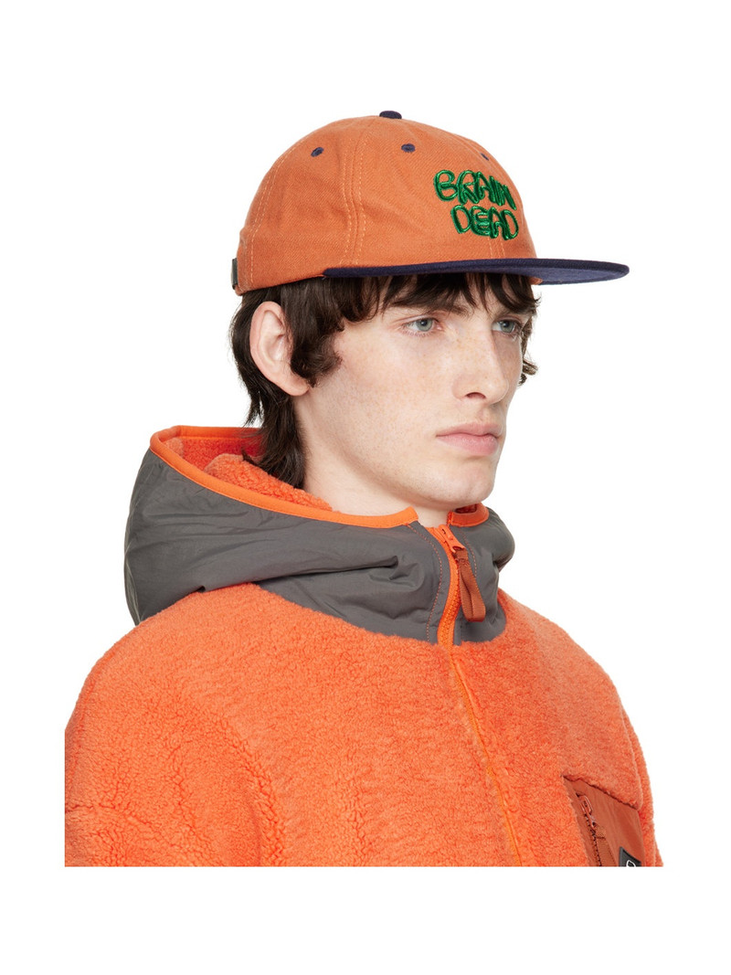 BRAIN DEAD Orange Plato Cap outlook