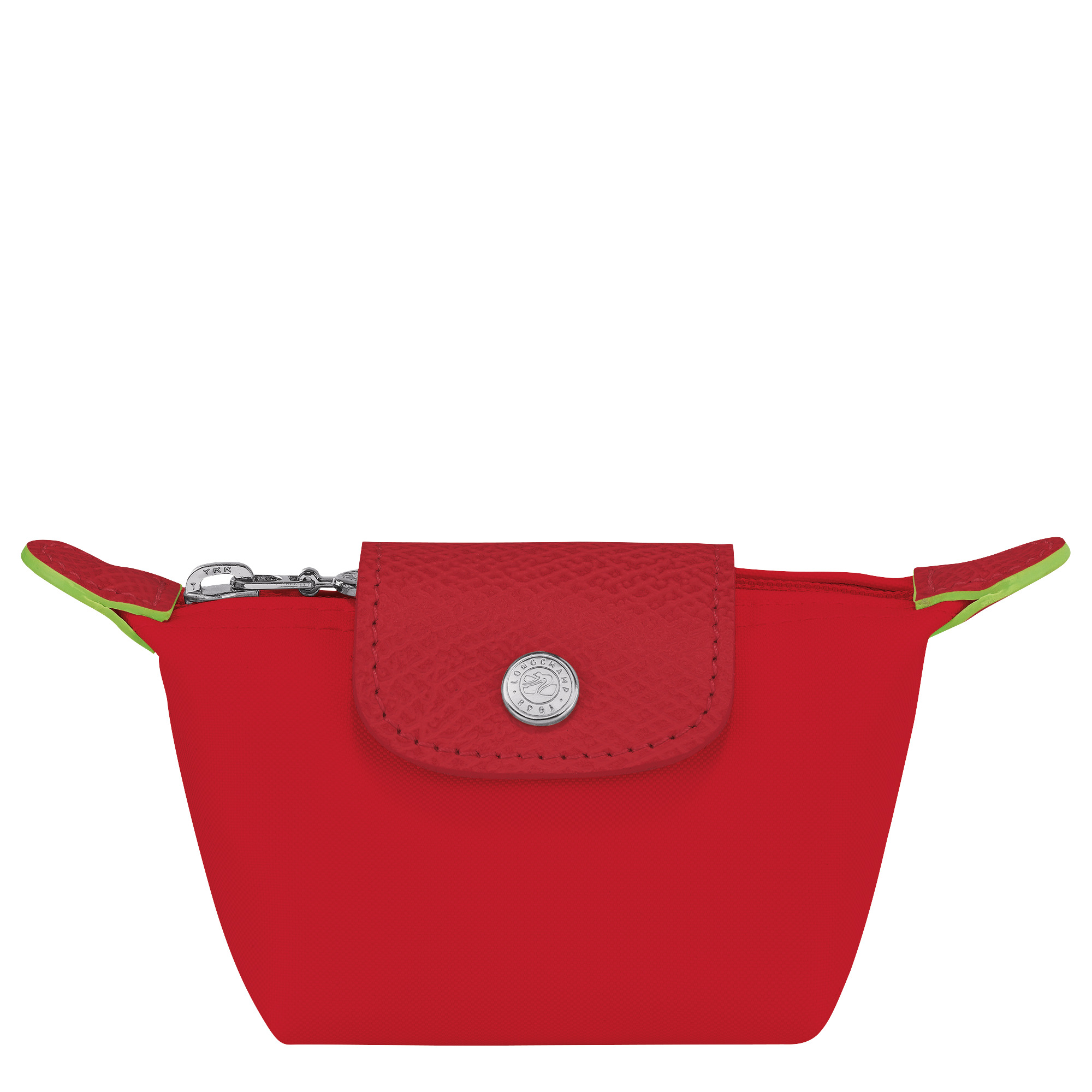 Le Pliage Green Coin purse Tomato - Recycled canvas - 1