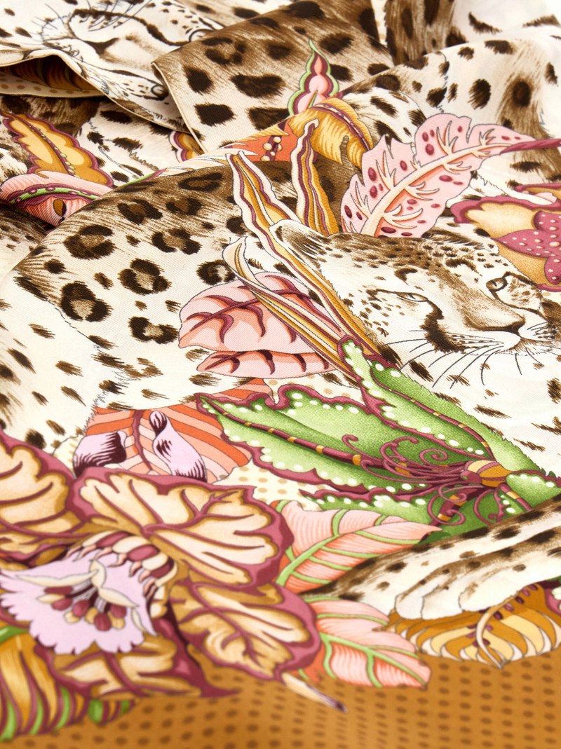FERRAGAMO Cheetah print silk bandeau outlook