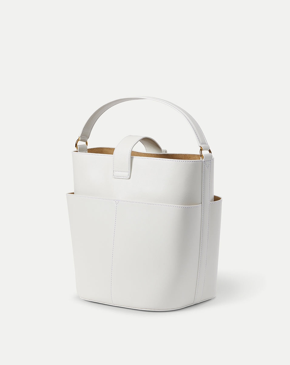 LARGE CREST LOCK BUCKET BAG - 5