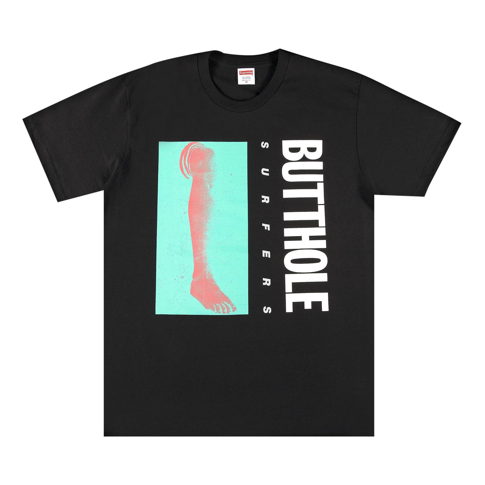 Supreme x Butthole Surfers Leg Tee 'Black' - 1