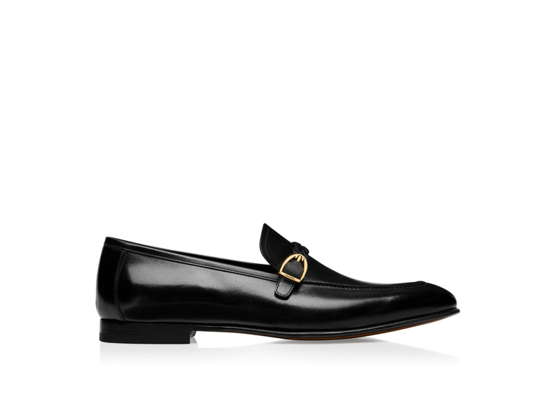 BURNISHED LEATHER MARTIN LOAFER - 1
