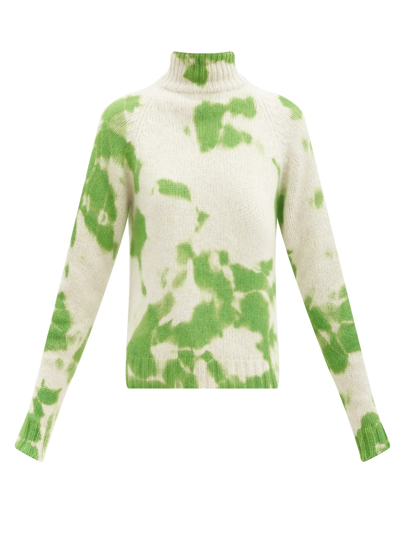 Hot Yuma high-neck tie-dye cashmere sweater - 1