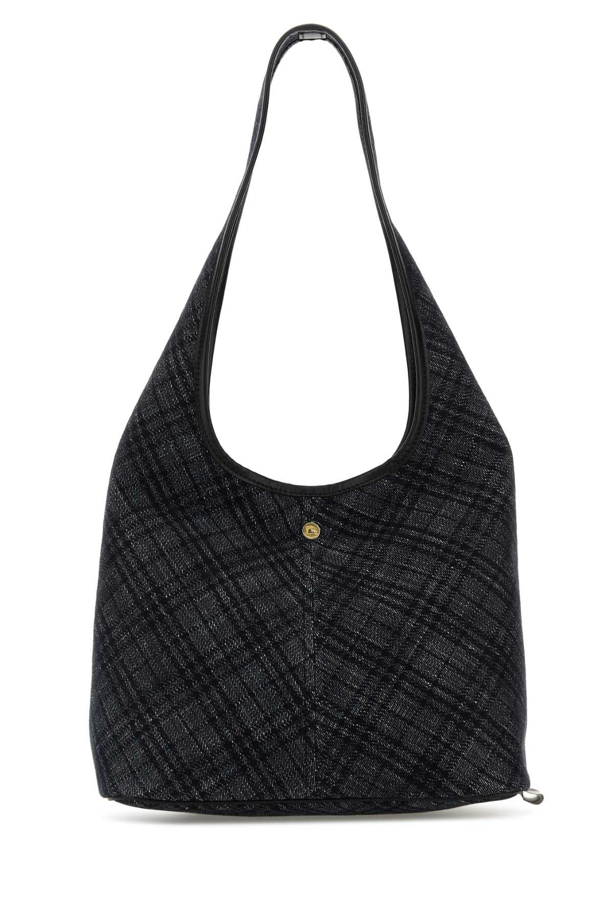 Burberry Women Embroidered Denim Shopping Bag - 1