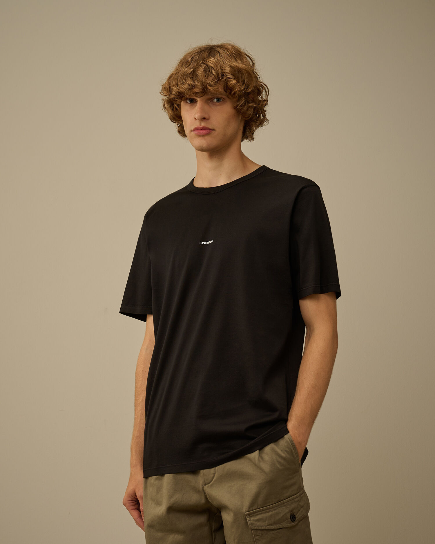 Mercerized 70/2 Jersey Gasato Short Sleeve Logo T-Shirt - 3