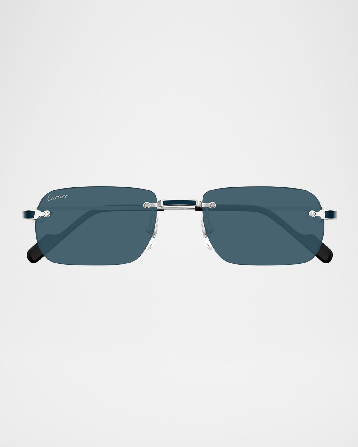 Men's Nylon and Metal Oval Sunglasses - 2
