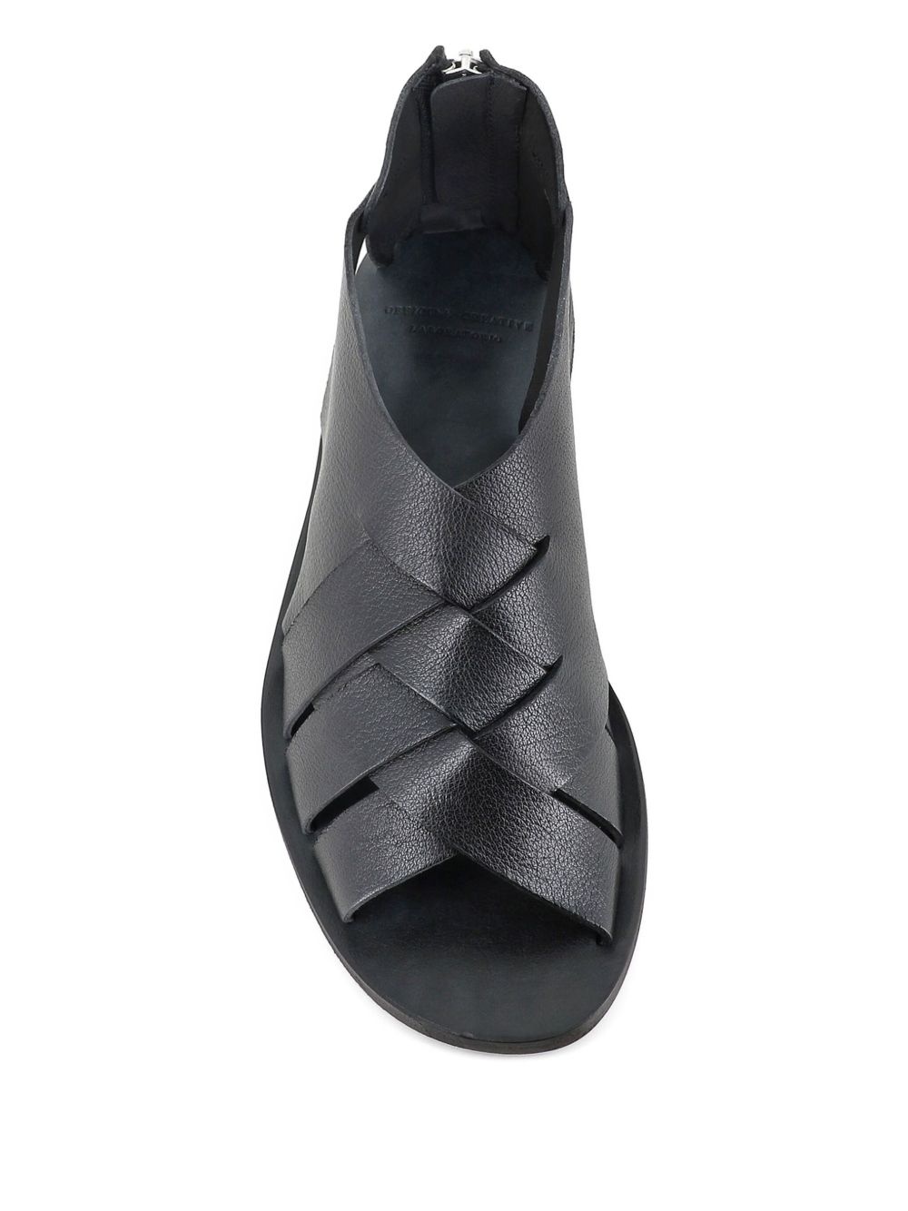 open-toe woven sandals - 2