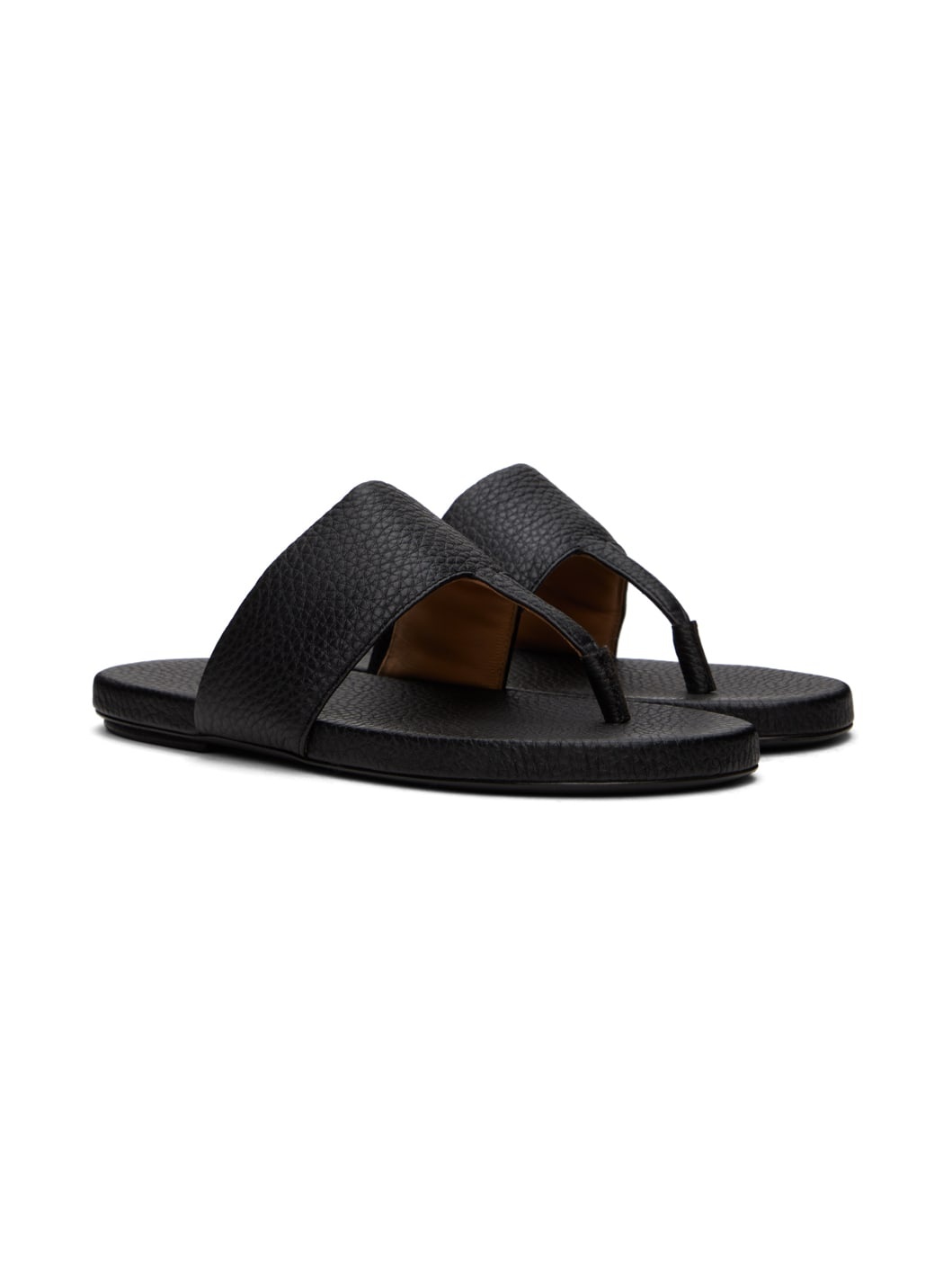 Black Spanciata Sandals - 4