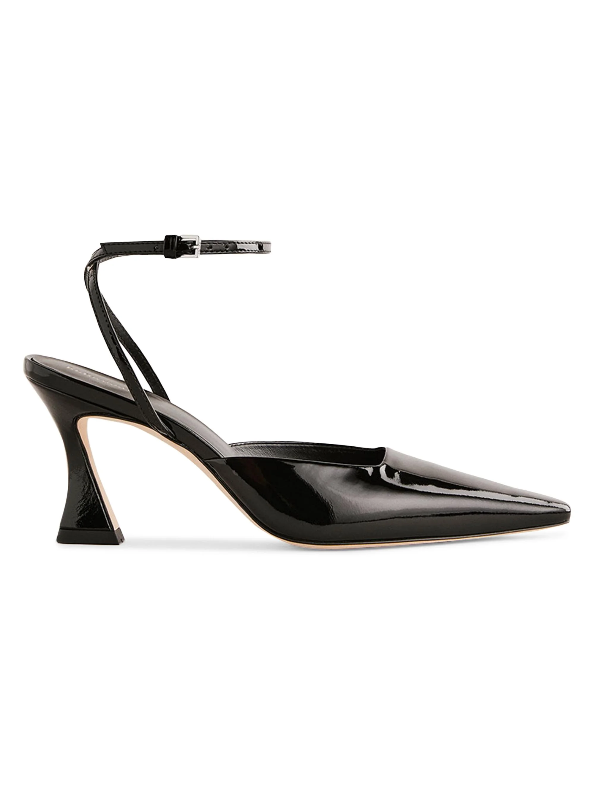 Women's Natasha 75MM Patent Leather Pumps - Black - 1