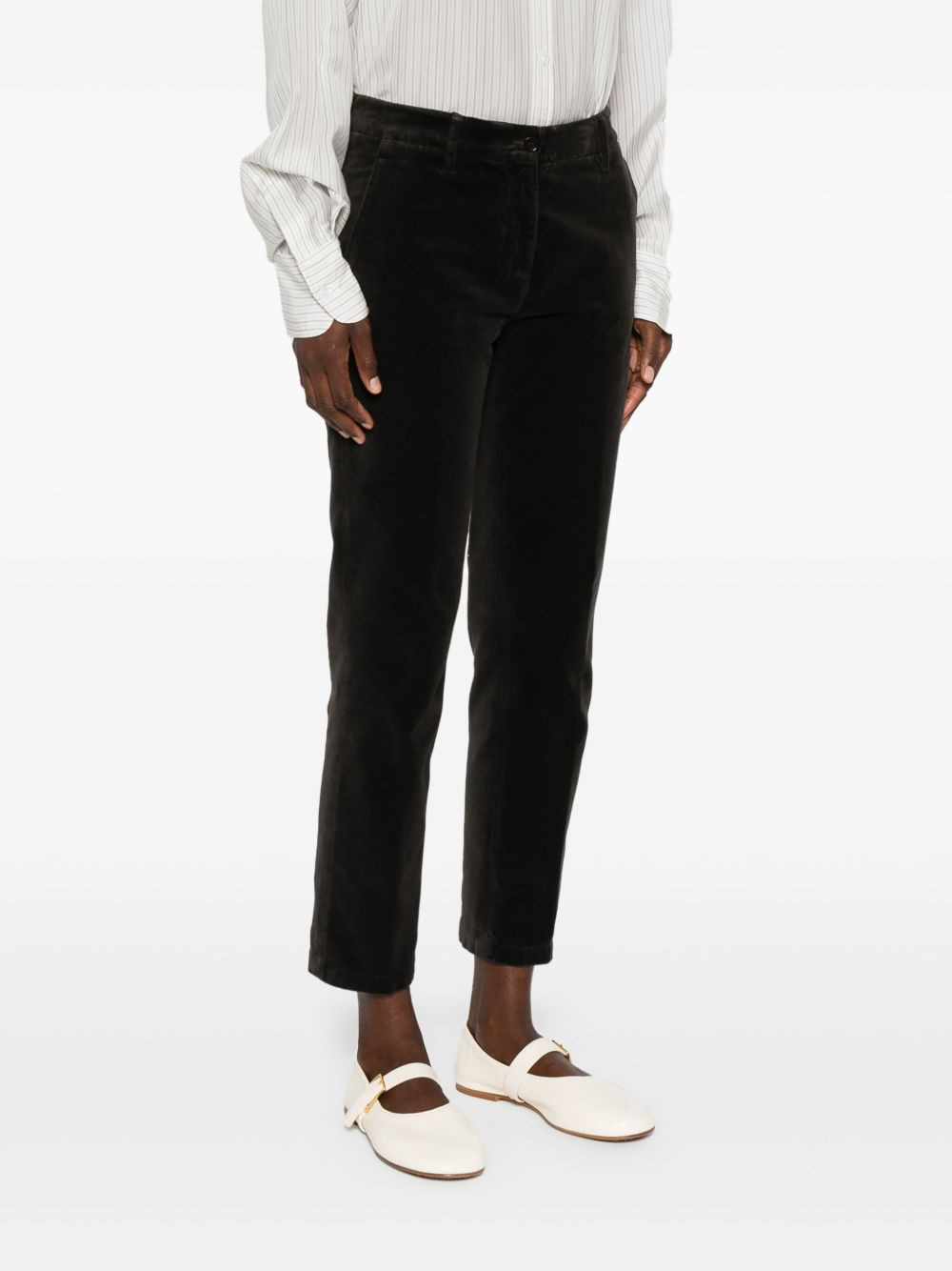MOD.0107 velvet pocket trousers - 3