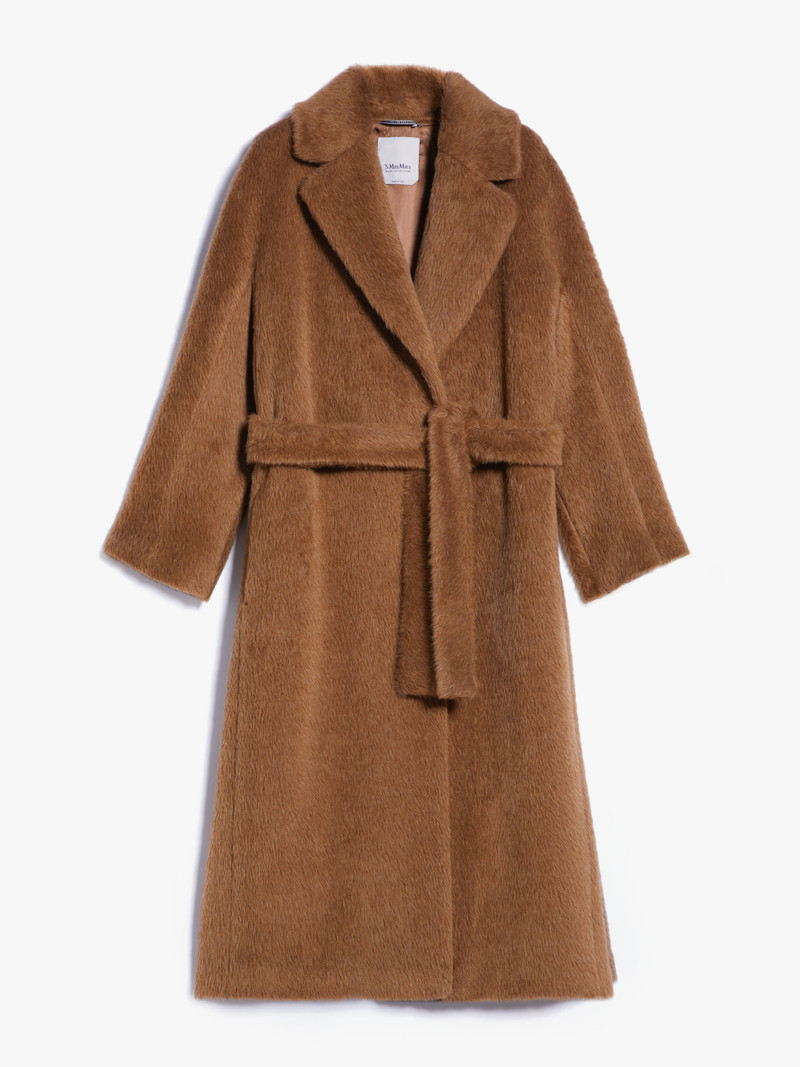 BORBONE Oversized alpaca and wool coat 1