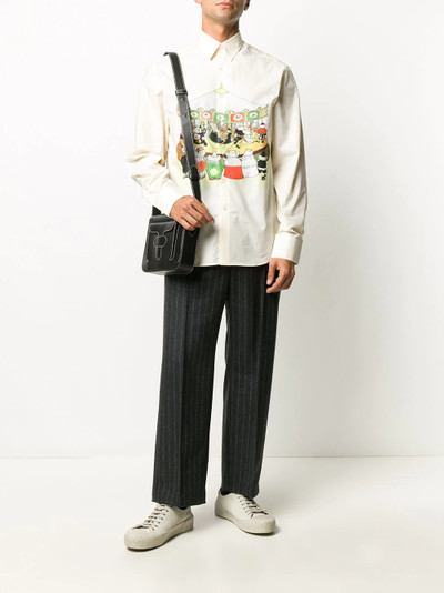 Lanvin Babar print cotton shirt outlook