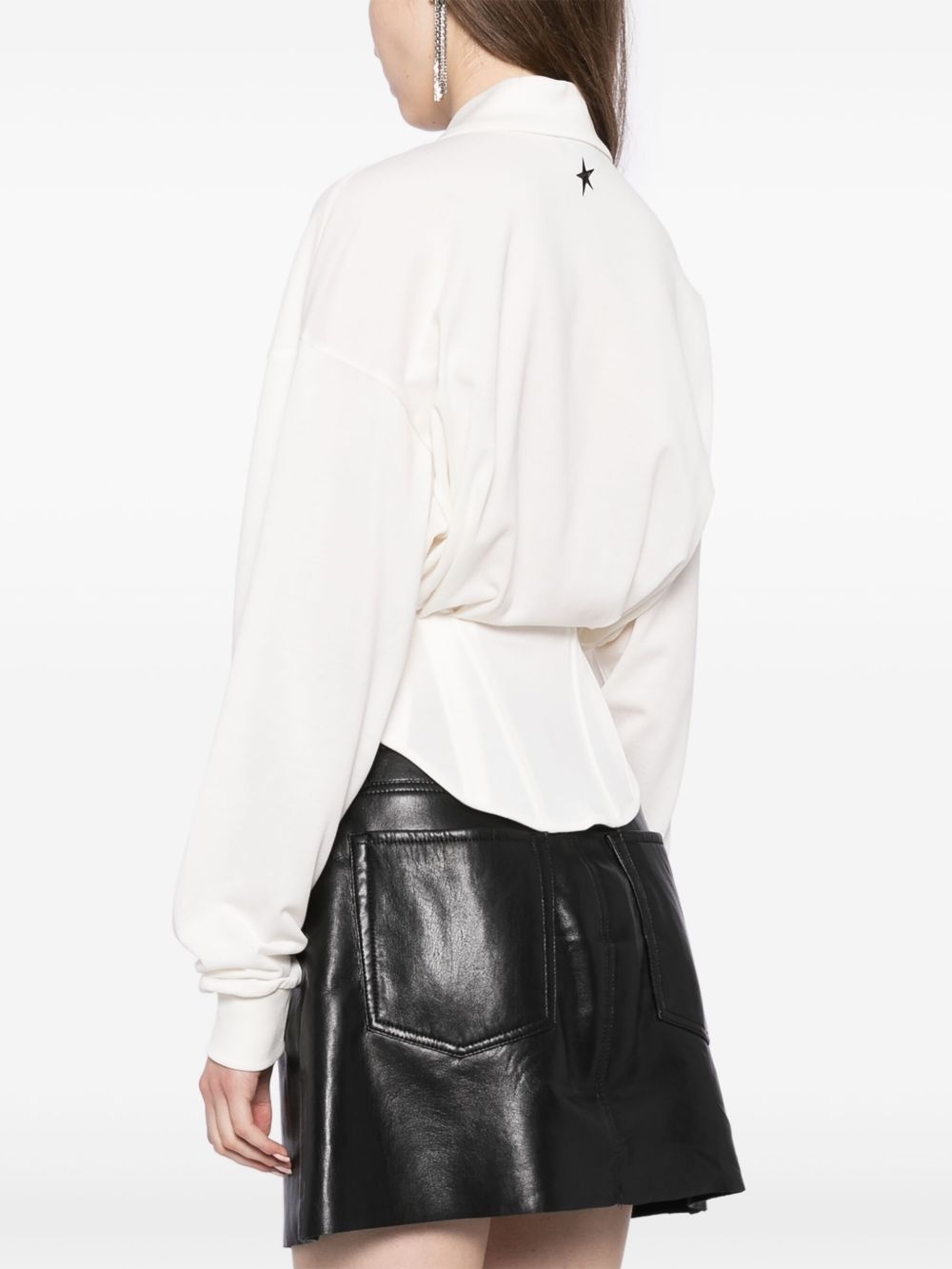 corseted polo shirt - 4