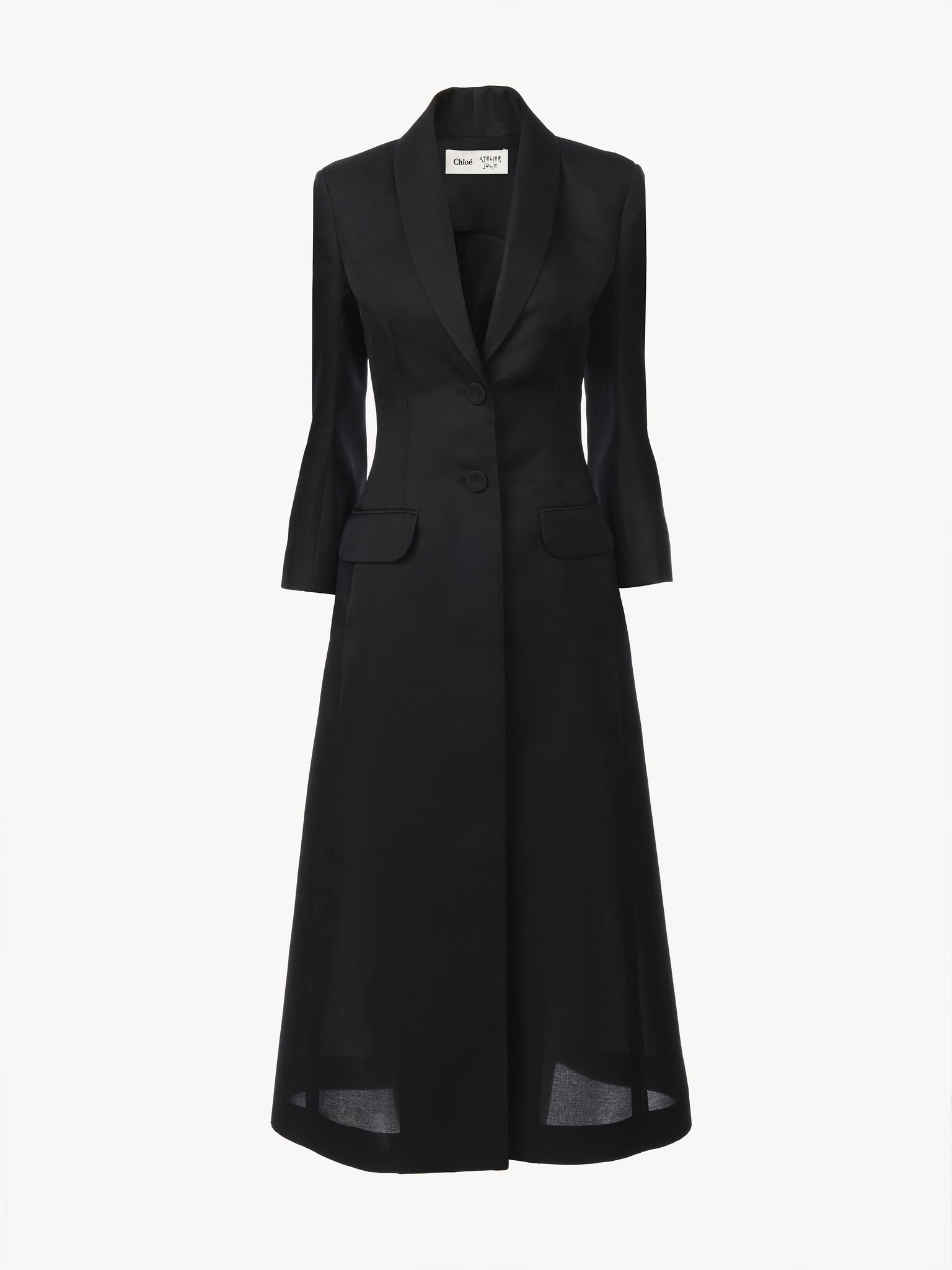 TWO-BUTTON TAILORED COAT - 2