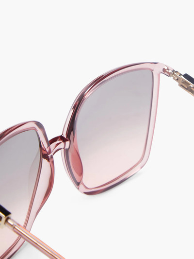 FENDI Oversized square acetate sunglasses outlook