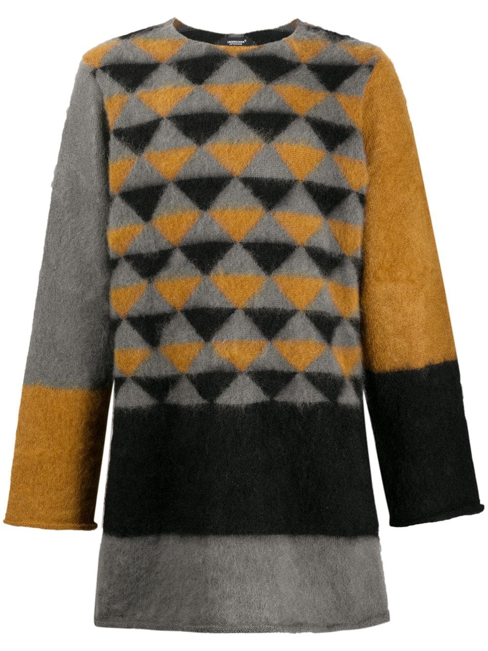 geometric colour-block jumper - 1