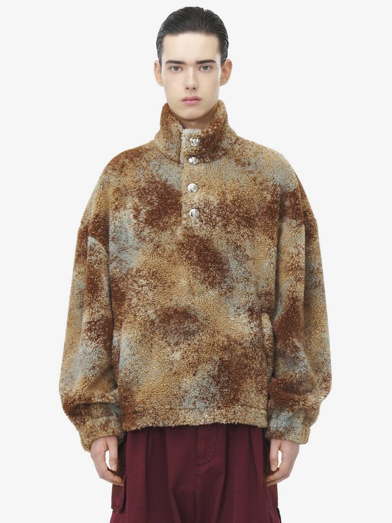 Alexander McQueen Oversized forrest Fleece outlook
