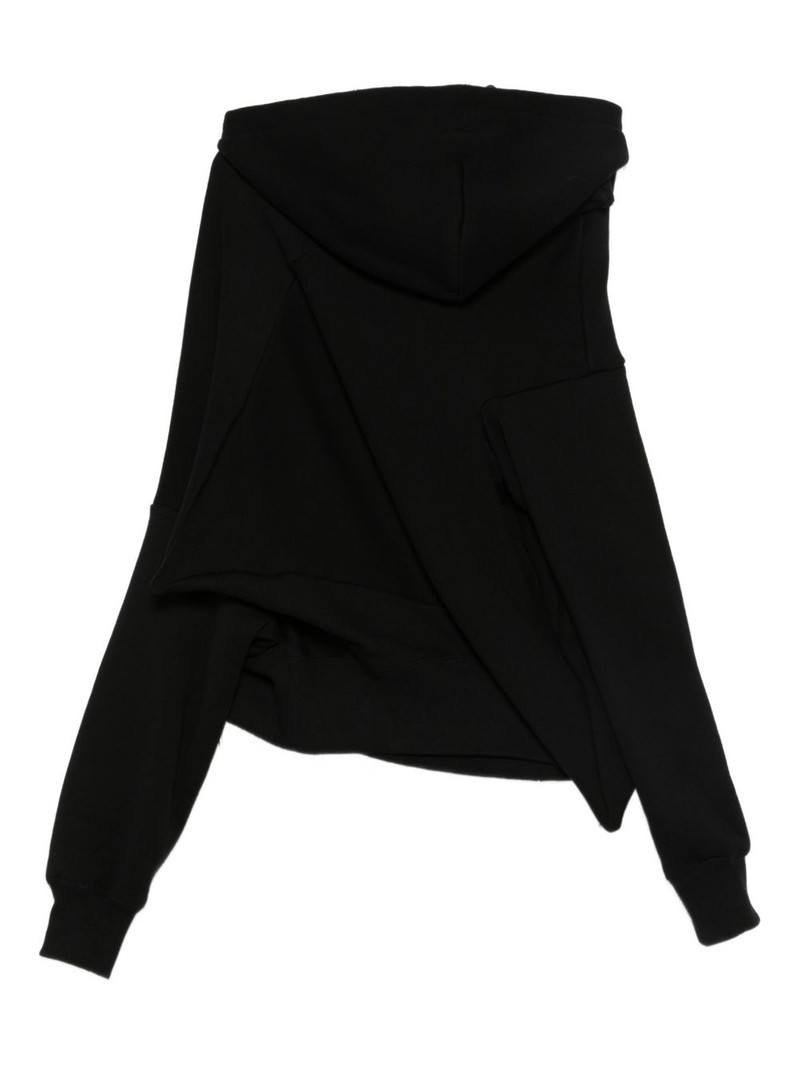Junya Watanabe asymmetric-design hoodie outlook