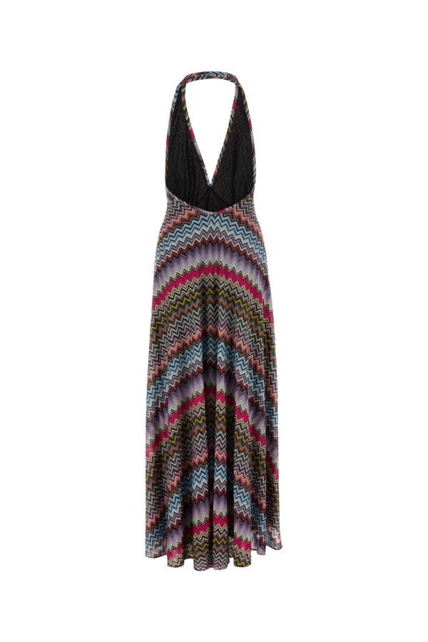 Embroidered viscose blend dress - 2