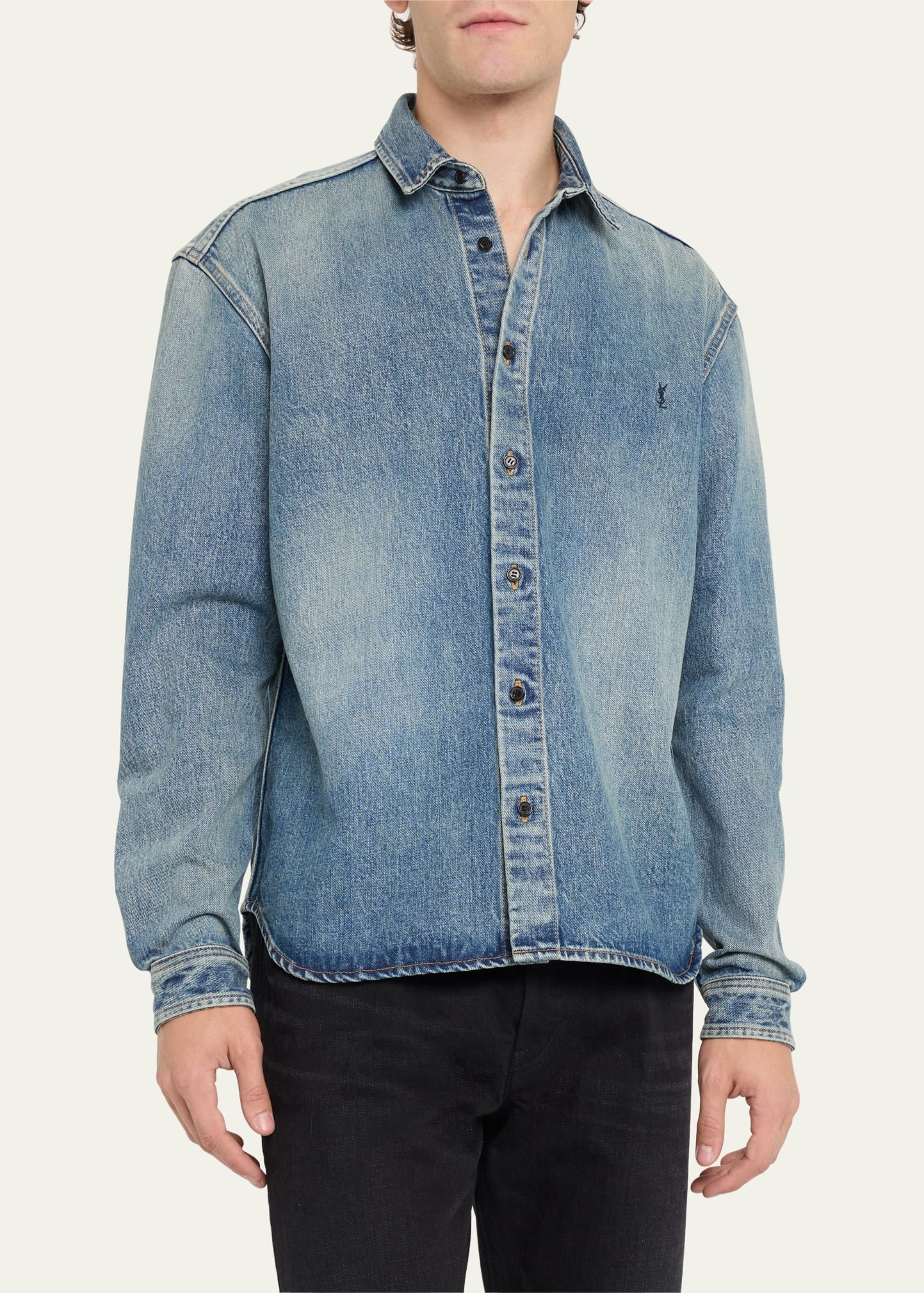 Men's Denim Shirt - 4