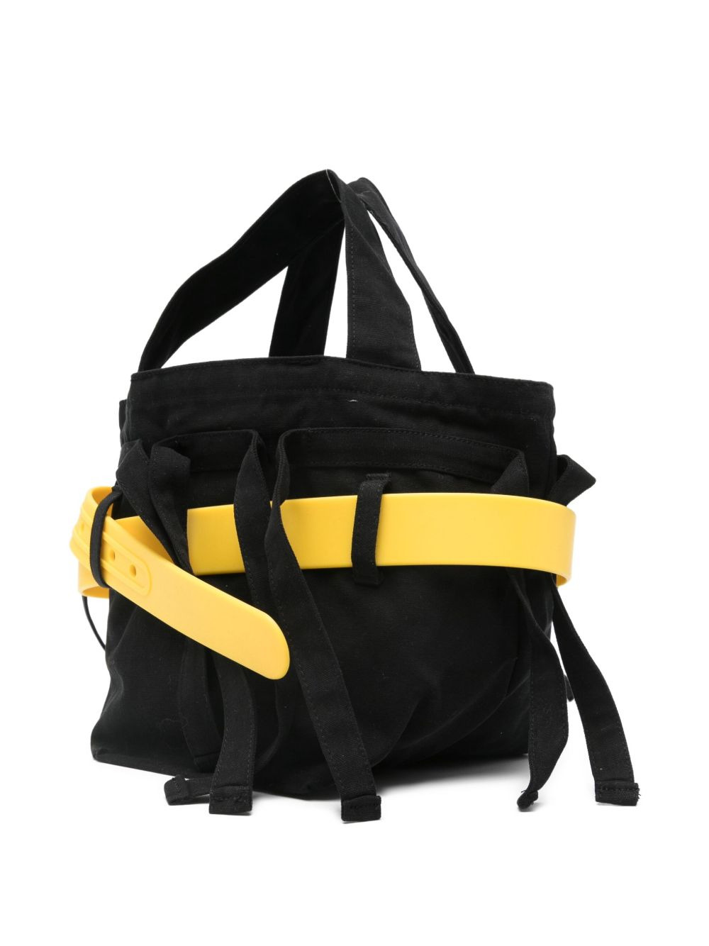 logo-detail belted tote bag - 3