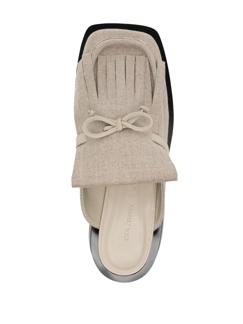 GIA/RHW Rosie 40 linen mules - 4