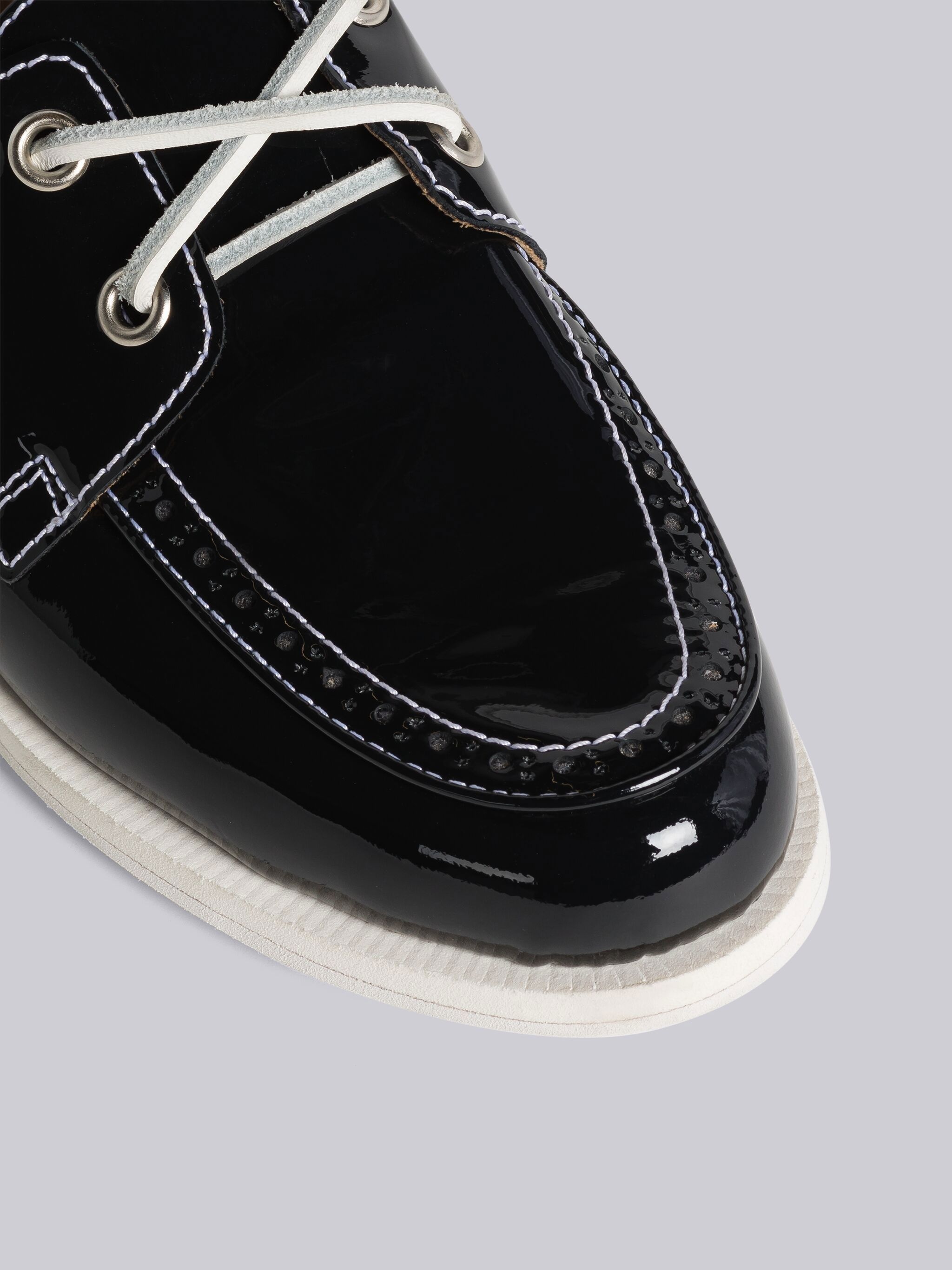 Soft Patent Micro Sole Boat Shoe - 2