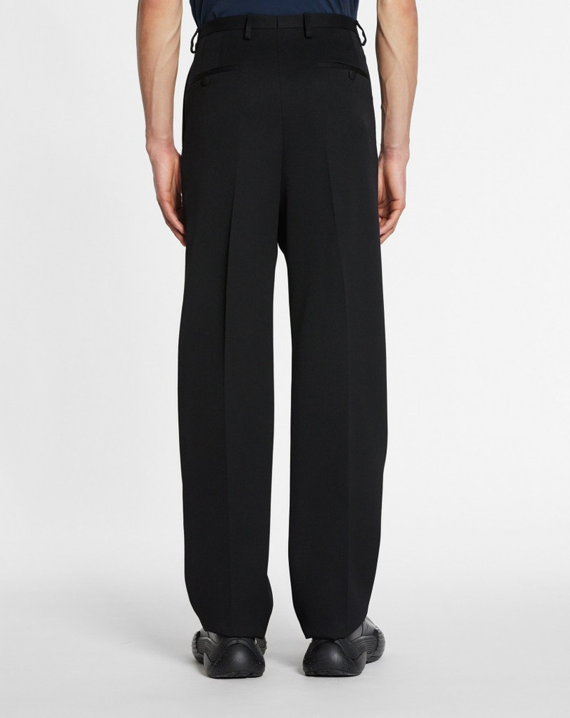 TWO PLEATED PANTS WITH CONTRASTING PANELS 4