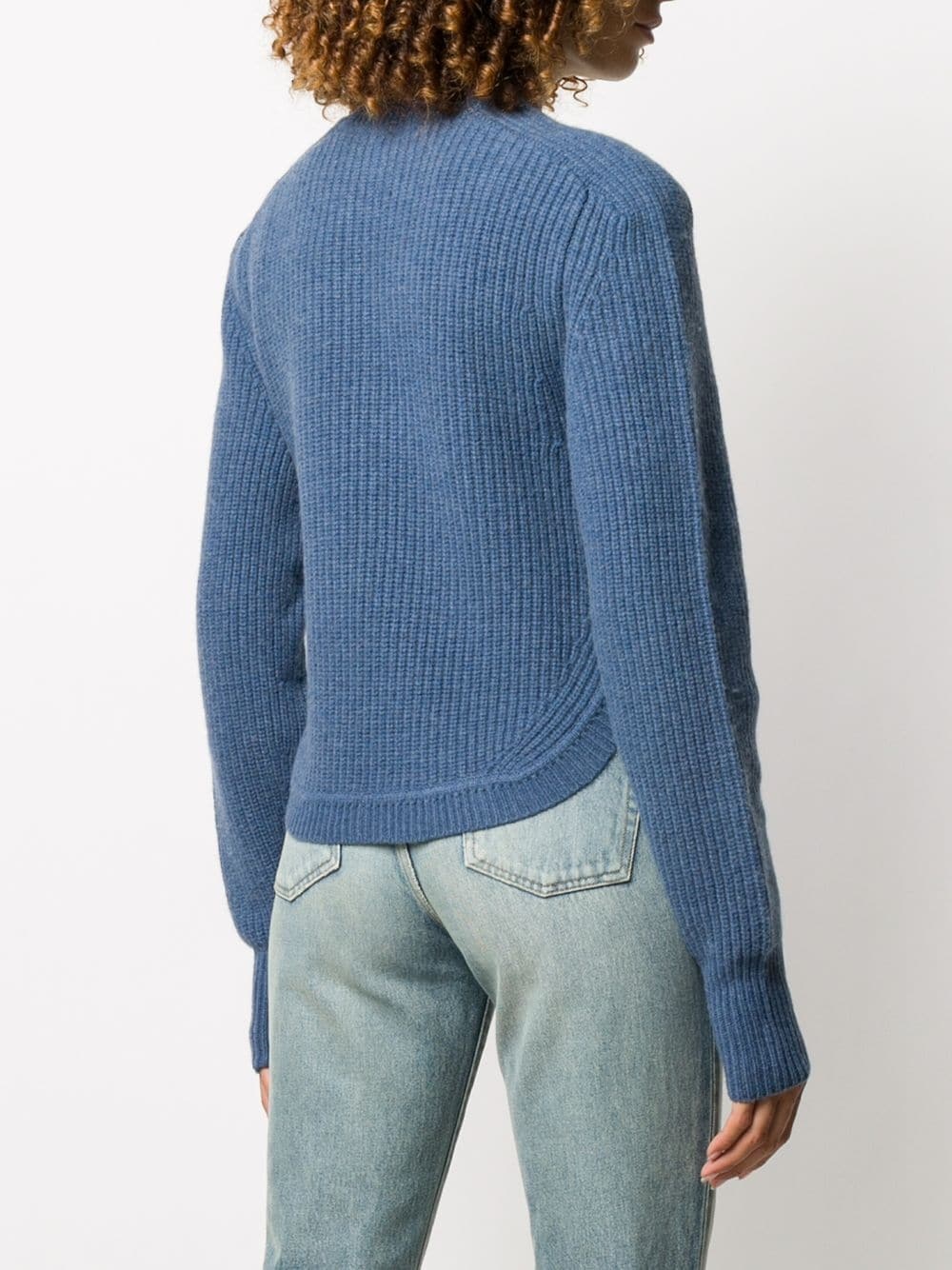 ribbed cashmere jumper - 4