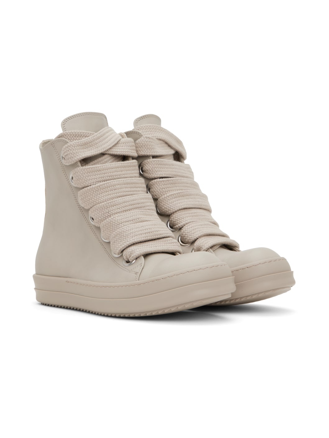 Off-White Washed Calf Sneakers - 4