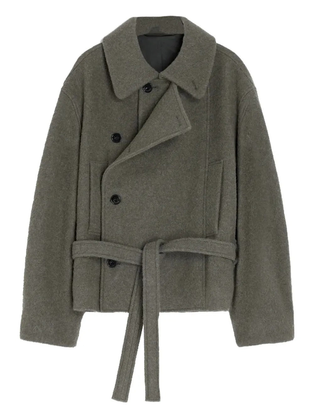 LEMAIRE - Women Short Asymmetri Short Asymmetrical Bathro Coat - 1