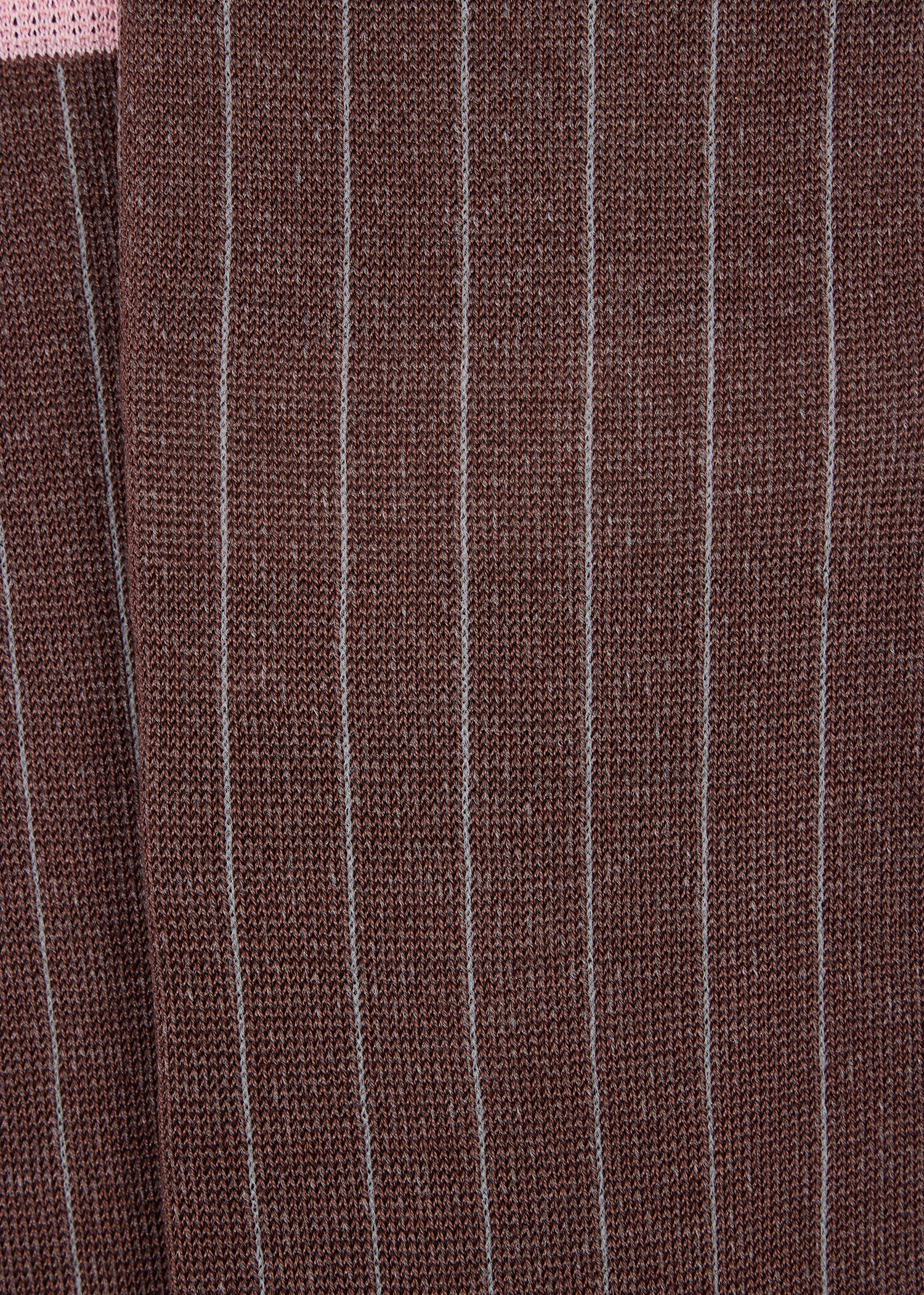 Brown Colour-Block Socks - 2