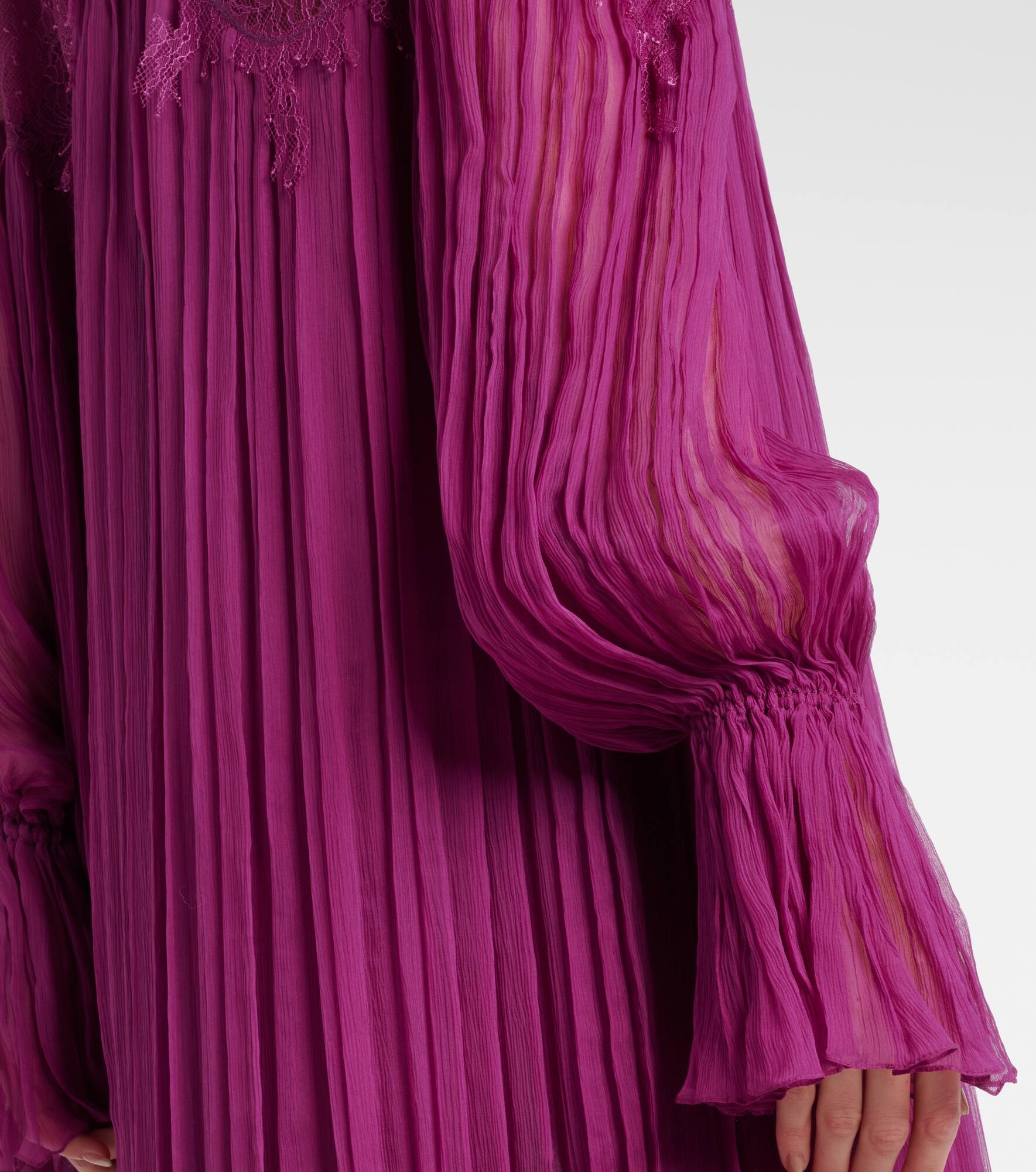 Renia silk-blend lace gown - 5