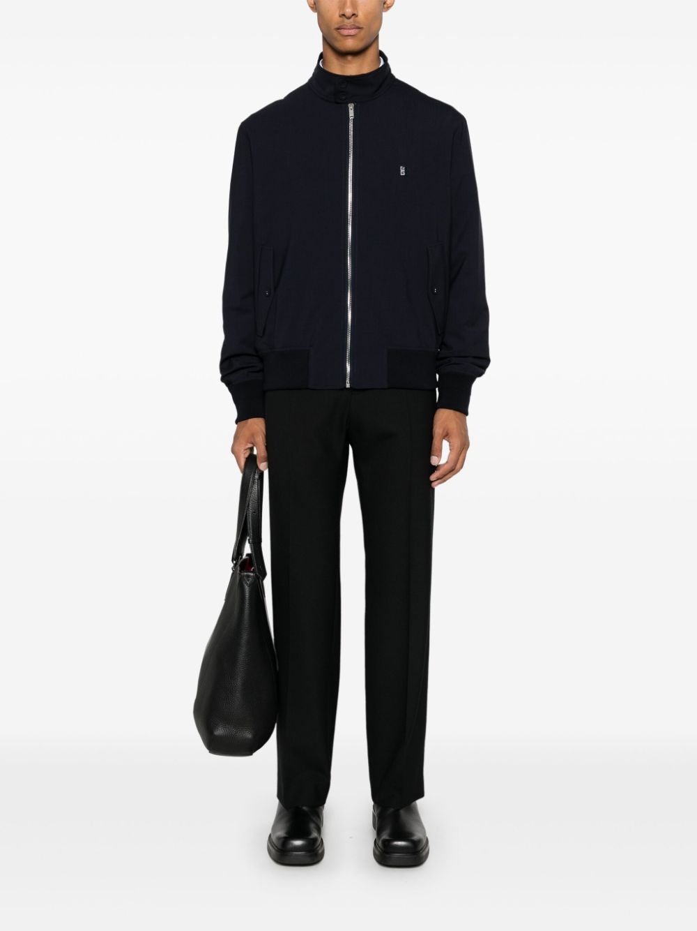 4G wool-blend bomber jacket - 2