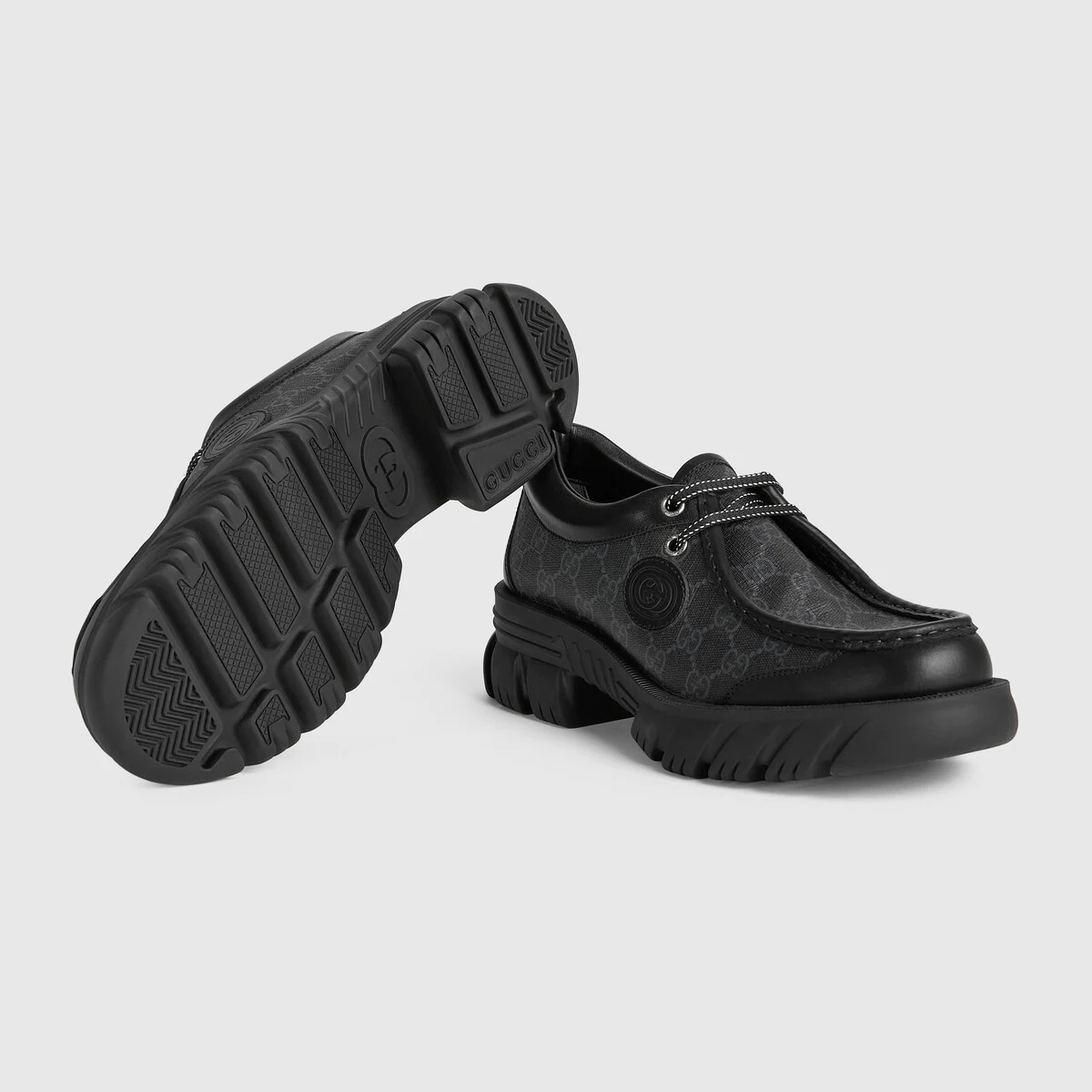 Men's lace-up with Interlocking G - 5