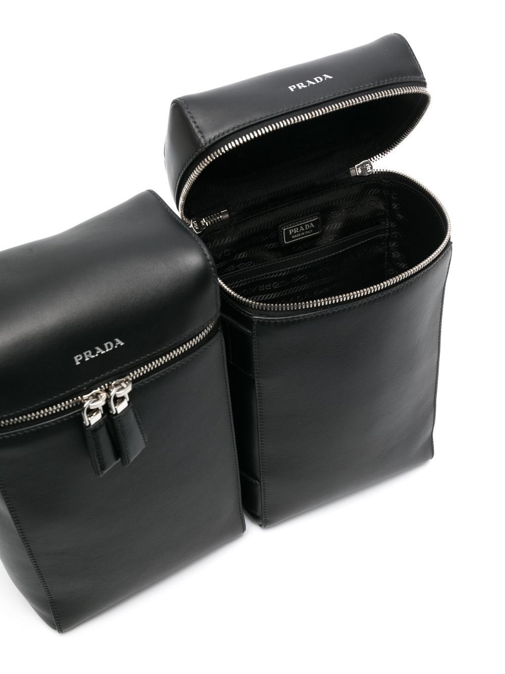 Double leather backpack - 5