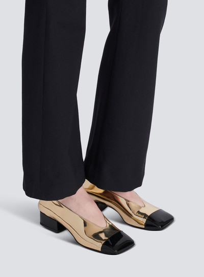 Balmain Eden ballet flats in mirrored and patent leather outlook