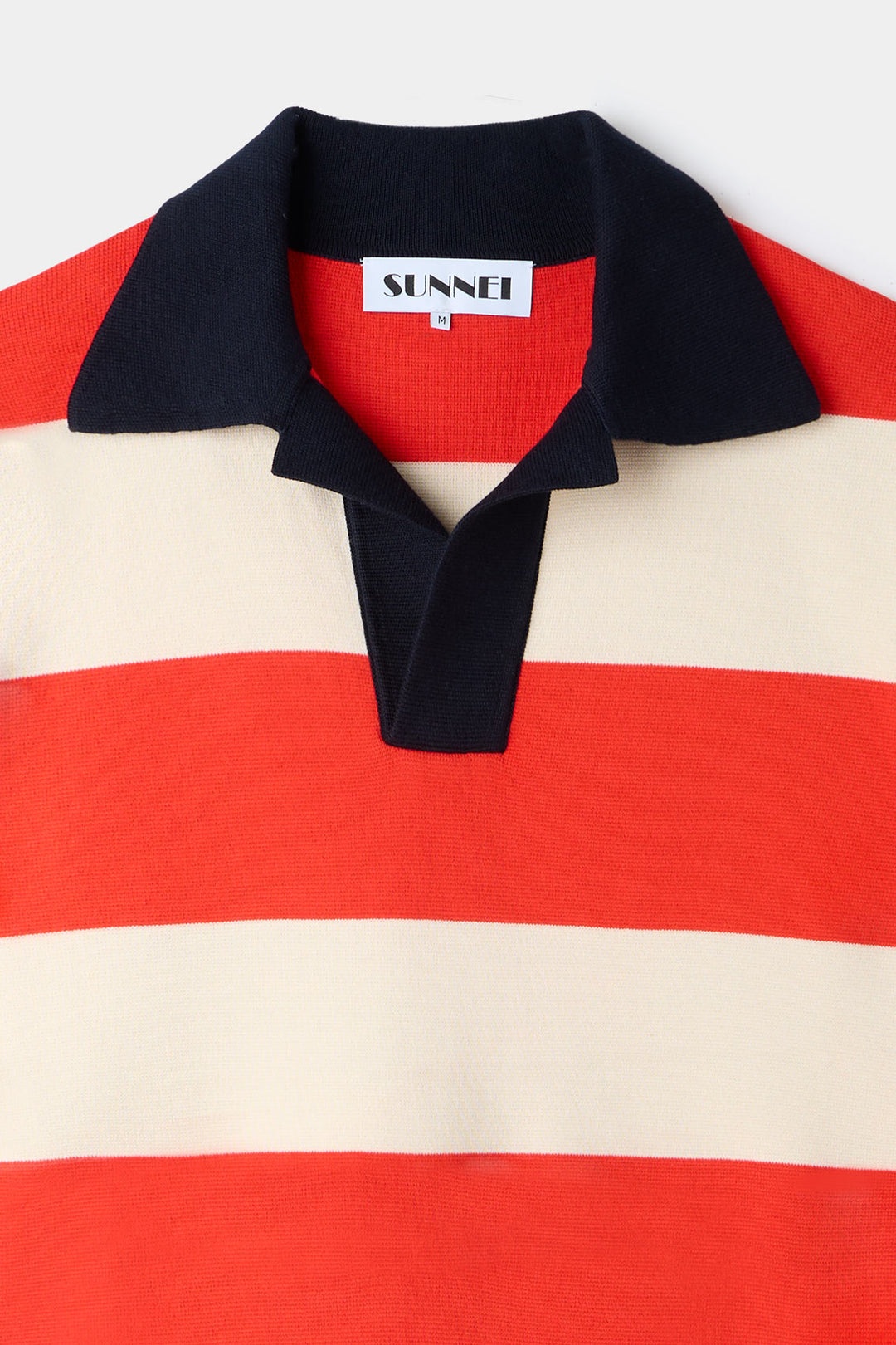 MAGLIAUNITA POLO SHIRT / cream & orange stripes - 6