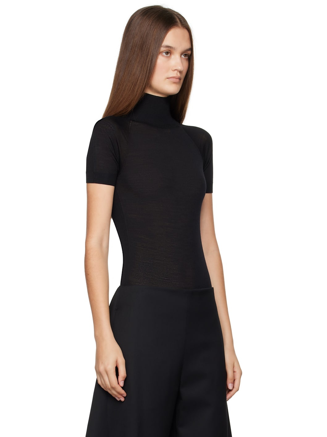Black Sheer Bodysuit - 2