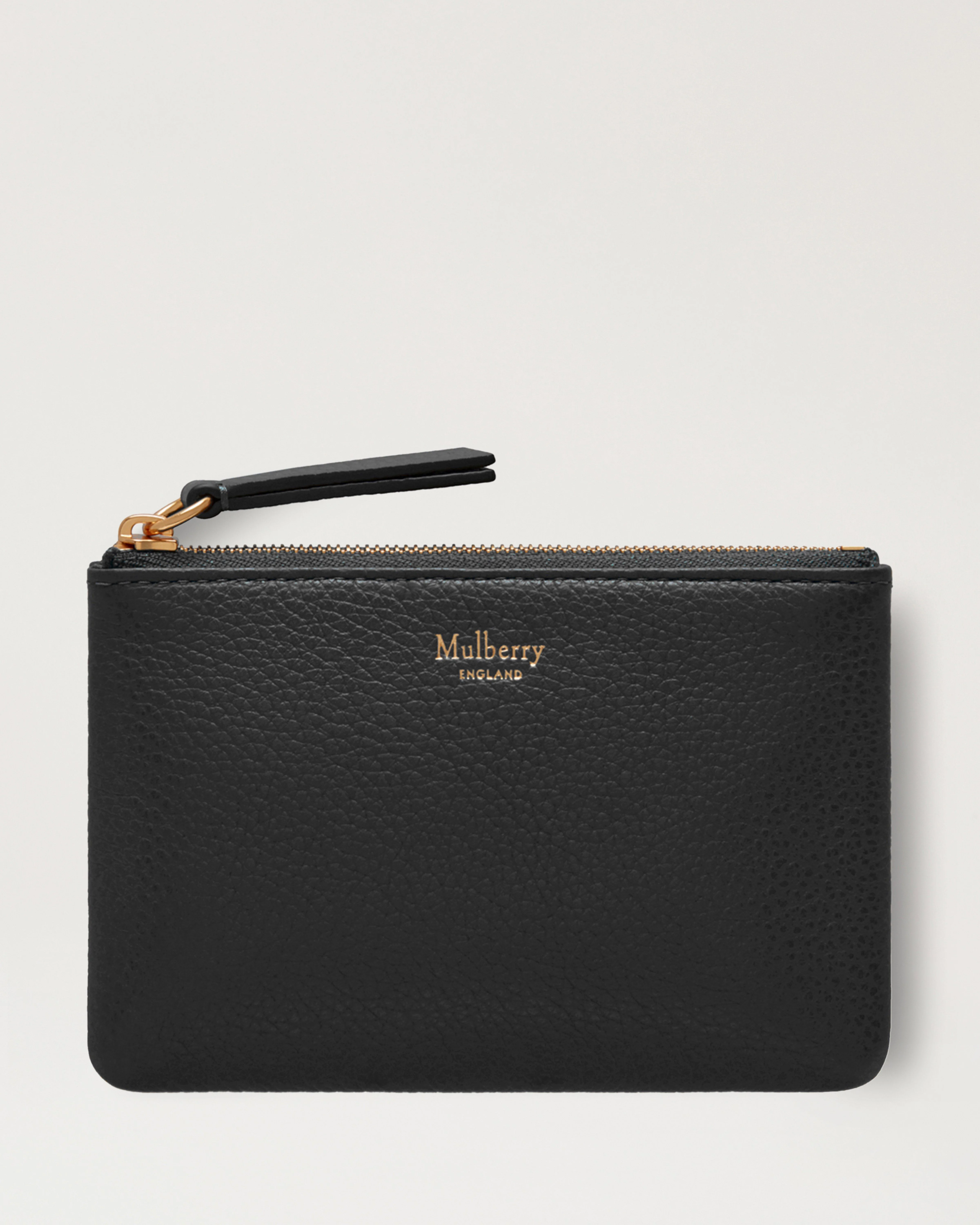 Small Zip Coin Pouch
Black Small Classic Grain - 1